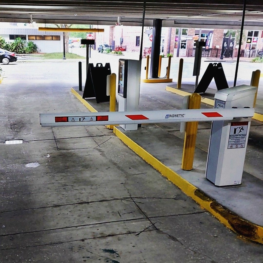 confirmed what if: parking garage arm lever